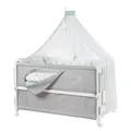 roba Room Bed 60 x 120 cm 'Woodland Buddies' inkl. Ausstattung - Weiß / Pastell