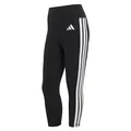 adidas Damen Optime Essentials Workout 3-Stripes 3/4 Leggings Tights, black/white, XS