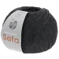 Wolle Kreativ! Lana Grossa - Meilenweit 100 Seta - Fb. 15 anthrazit 100 g