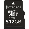 Intenso 512 GB microSDXC Speicherkarte UHS-I Premium inkl. SD-Adapter