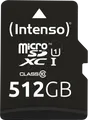 INTENSO 3423493 - MicroSDXC-Speicherkarte 512GB, Intenso Class 10, UHS-1
