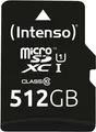 Intenso Micro SDXC Speicherkarte 512GB UHS-I Premium + Adapter