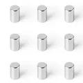 Strong Magnets Neodym Magnet - Rund 5 x 8 mm - 50 Stück - Extra stark, hält bis 1 KG - Für Magnettafel, Kühlschrank, Whiteboard, Pinnwand, Büro