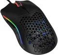GLORIOUS Gaming Model O Wired Gaming Mouse – superleichtes Wabendesign mit 67 g, RGB-Beleuchtung, Pixart 3360 Sensor, Omron-Schaltern, beidhändig – Mattschwarz
