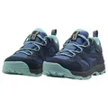 Jack Wolfskin Leder-Trekkingschuhe "Vojo Tour Texapore Mid" in Dunkelblau - 31
