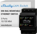 Shelly LAN Switch | Ethernet Netzwerk Switch Für Die DIN Schiene (10/100 Mbps)