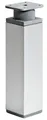 Hettich Möbelfuß 4,0 x 15 - 16,8 cm Aluminium-Optik - 1 Stück  Möbelfuß