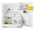 AEG Unterbau Kühlschrank 134L weiß Festtür 82cm LED leise Glasablagen