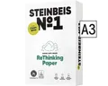 STEINBEIS Recyclingpapier Classic White, Format DIN A3, 80 g/m², 70 CIE, 500 Blatt