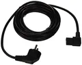 PremiumCord Netzkabel 5m 230V gewinkelt Schutzkontakt auf C13 schwarz
