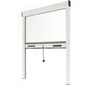 Avosdim Insektenschutzrollo für Fenster Aluminium 80cm x 130cm Weiß