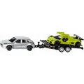SIKU 2544 SUPER - PKW mit Transport-Anhänger, 1:55, ab 3 Jahre