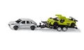 Siku 2544 PKW mit Transport-Anhänger "SUPER SERIE 1:55" NEU OVP--