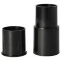 vhbw 2x Staubsauger Adapter kompatibel mit Staubsaugerdüsen, Staubsaugerrohr/Handgriff mit 32 und 35 mm Anschluss - schwarz, Kunststoff