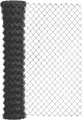 Alberts Maschendraht Geflecht, Höhe 125 cm, Länge 15 m, anthrazit, Viereckgeflecht Maschen 60 x 60 mm, Draht 2,6 mm