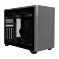 Cooler Master MasterBox NR200P MAX Mini-ITX PC-Gehäuse - Seitenteil aus gehärtetem Glas, 280mm AIO-CPU-Kühler, 850W 80-PLUS Gold SFX-Netzteil, vertikale GPU-Halter mit PCI-e 4.0 x16 Riser