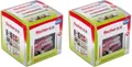 fischer DUOPOWER 8 x 65 S LD, Spreizdübel, Beton, Metall, Grau, 65 mm, 8 mm