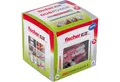 Fischer Universaldübel fischer Dübel DUOPOWER 8x65 S LD, (25 Stück, mit