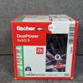 25 Stück (1Pack) fischer Duopower Dübel 8 x 65 mit Schrauben 538256