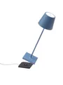 Zafferano LED Tischleuchte Poldina Pro - Kabellose, Dimmbare LED-Tischlampe aus Aluminium