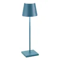 Zafferano Akku Tischleuchte Poldina Pro 380 mm Blu Capri