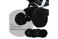 BambiniWelt by Rafael K. Kinderwagen-Reifendecke Radschutz Reifentaschen Schutzhülle für Kinderwagen Buggy universal, 4-Stück, Reifenschutz, schützt vor Schmutz im Kofferraum usw.