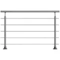 DOLLE Geländersystem "Prova", aluminium/edelstahl, HxL: 100 x 150 cm - silberfarben