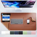 Schreibtischunterlage Leder 80x40 cm – extra dünn & rutschfest  Desk Mat & De...