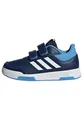adidas Unisex Kinder Tensaur Hook and Loop Shoes, Dark Blue/White/Blue Burst, 35 EU