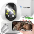 Babyphone mit Kamera WLAN Baby Monitor Surveillance Camera Innen mit Farbnachtsicht 2-Wege-Audio PIR-Sensor Personener Alexa Mobile Handy APP Retoo