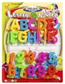 ALLboards Buchstaben und Zahlen Magnete farbsortiert