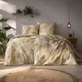 Estella Bio Mako Satin Bettwäsche 135x200 Ticiana altgold sand Paisley 3431-730