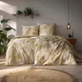 Estella Bio Mako Satin Bettwäsche 135x200 Ticiana altgold sand Paisley 3431-730
