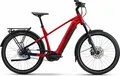 Haibike TREKKING 9 ABS dynamite red/blue glänzend 27,5" 800 Wh Diamant E-Tourenbike in Rot