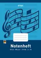 Stylex Schreibwaren Schulheft 3 Notenhefte DIN A4 Schulheft Lineatur 14