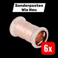 Geberit Muffe Verbindung Kupferrohr Mapress Muffe 28mm Kupfer 6 STÜCK