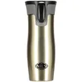NILS CAMP Thermobecher NCC03 Thermobecher, Becher Golden NILS CAMP, 420 ml, Isolierbecher aus Edelstahl goldfarben