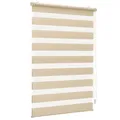 Sekey Doppelrollo Klemmfix ohne Bohren für Fenster, Doppelrollo 50 cm breit, Duo Rollo Jalousie Sonnenschutz, 50x130cm, Gelbleinen