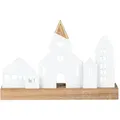 räder Lichthaus Kerzenständer Teelicht Städtchen weiß