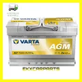 Neueste VARTA A7  Yellow Dynamic AGM 70Ah 12V StartStop Plus Ekx Gelb Gold