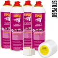 4x Stop&Go 07520 Marderabwehrspray Konzentrat Duftspeicher Marderschutz 200ml