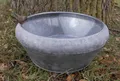 Traumschöne Zinkschale  Pflanzschale Zinkbottich Blumentopf Vogeltränke D 33 cm