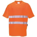 Portwest T-Shirt S172 - Warnschutz Cotton Comfort-T-Shirt kurzarm orange M