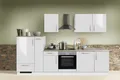 Menke Küchenzeile White Premium mit E-Geräte weiß hochglanz 310 cm