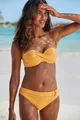 s.Oliver Bikini-Hose "Rome", mit Umschlagbund, Gr. 36 - N-Gr, gelb N-Gr