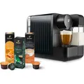 Tchibo Cafissimo "milk" Kaffeemaschine Kapselmaschine inkl. 30 Kapseln für Caffè Crema, Espresso, Kaffee und Milchspezialitäten, Schwarz - Schwarz