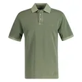 Gant Herren Poloshirt, ausgewaschen - Sunfaded Polo, Washer, Kurzarm, Knopfleiste Grün 4XL