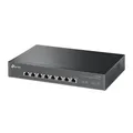 TP-Link TL-SX1008 8-Port 10G Multi-Gigabit Switch, Schwarz, Lüfter, BRANDNEU