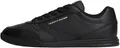 Tommy Hilfiger Herren LoPro Cup Leather Fm0fm05677 Low-Top, Black, 44 EU