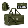 LODA compact (48L) Multifunktions-Sporttasche - Kompakt & Praktisch, Rucksackfunktion, Schuh- und Nassfach, Ideal für Alltag & Training, 48L, Stilvolles Design